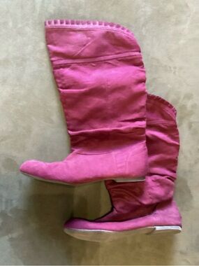 Women's Pink Over-the-Knee Soft Boot